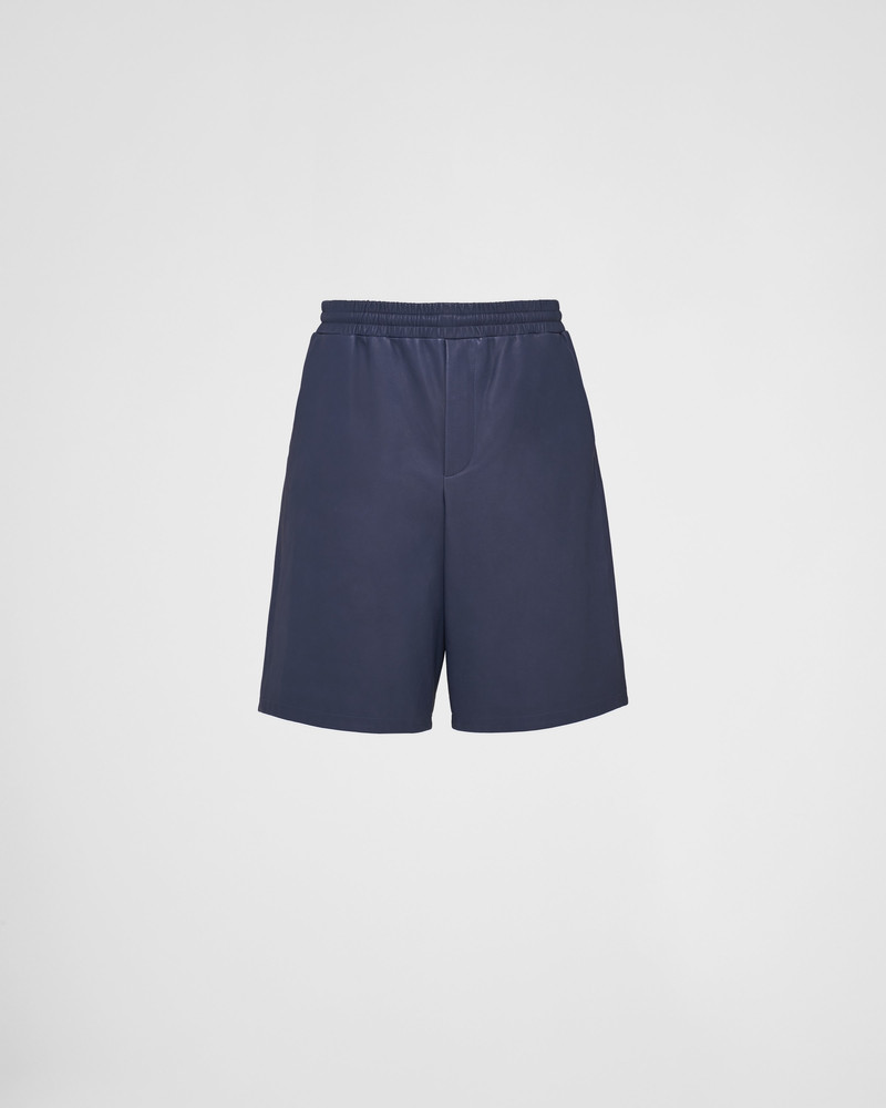 Nappa leather Bermudas 1