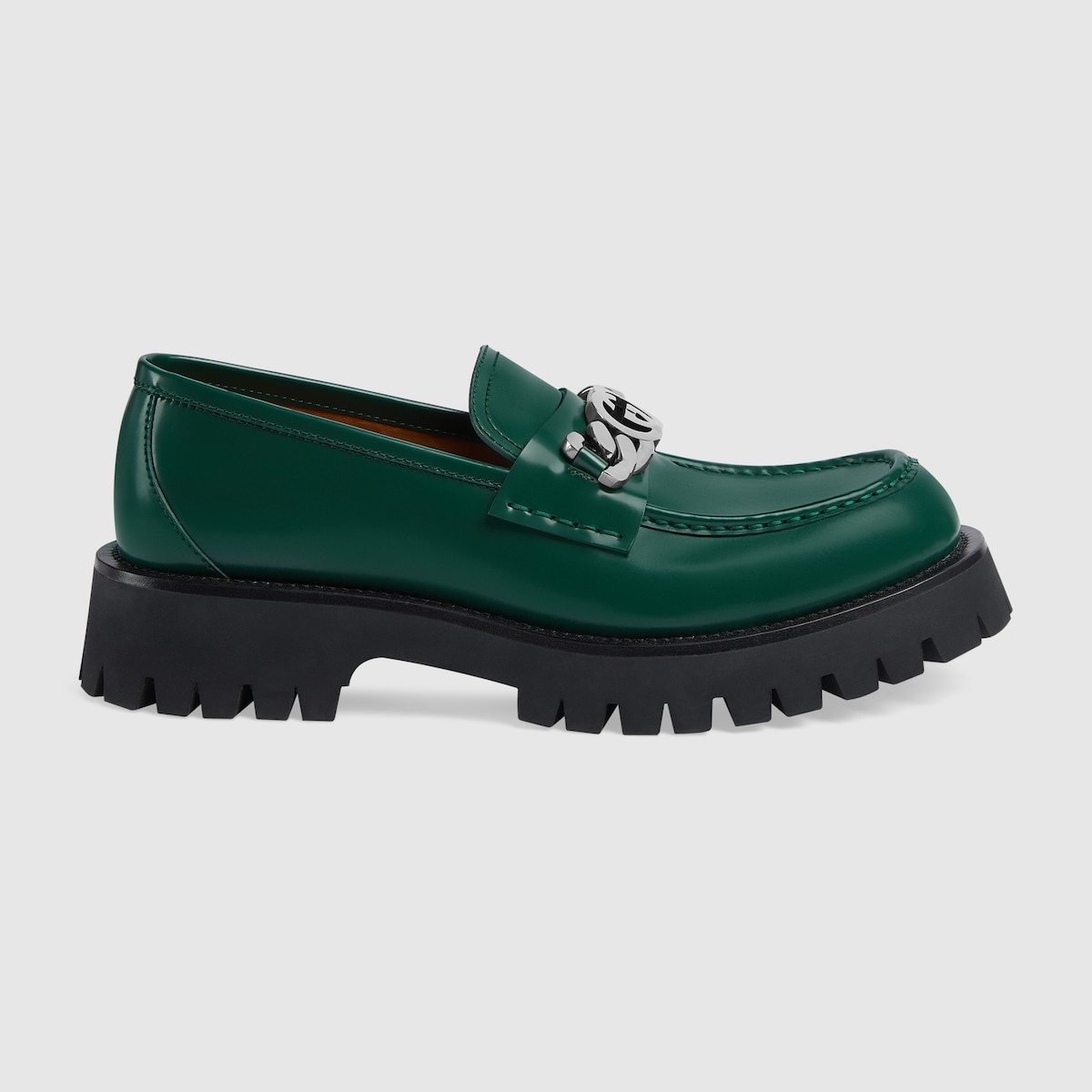 Men's loafer with Interlocking G - 1