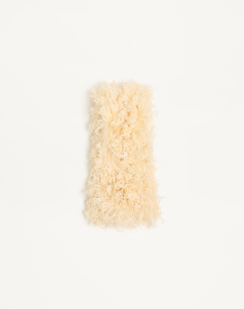 VALENTINO FEATHERS SCARF WITH OSTRICH AND TURKEY FEATHERS 4