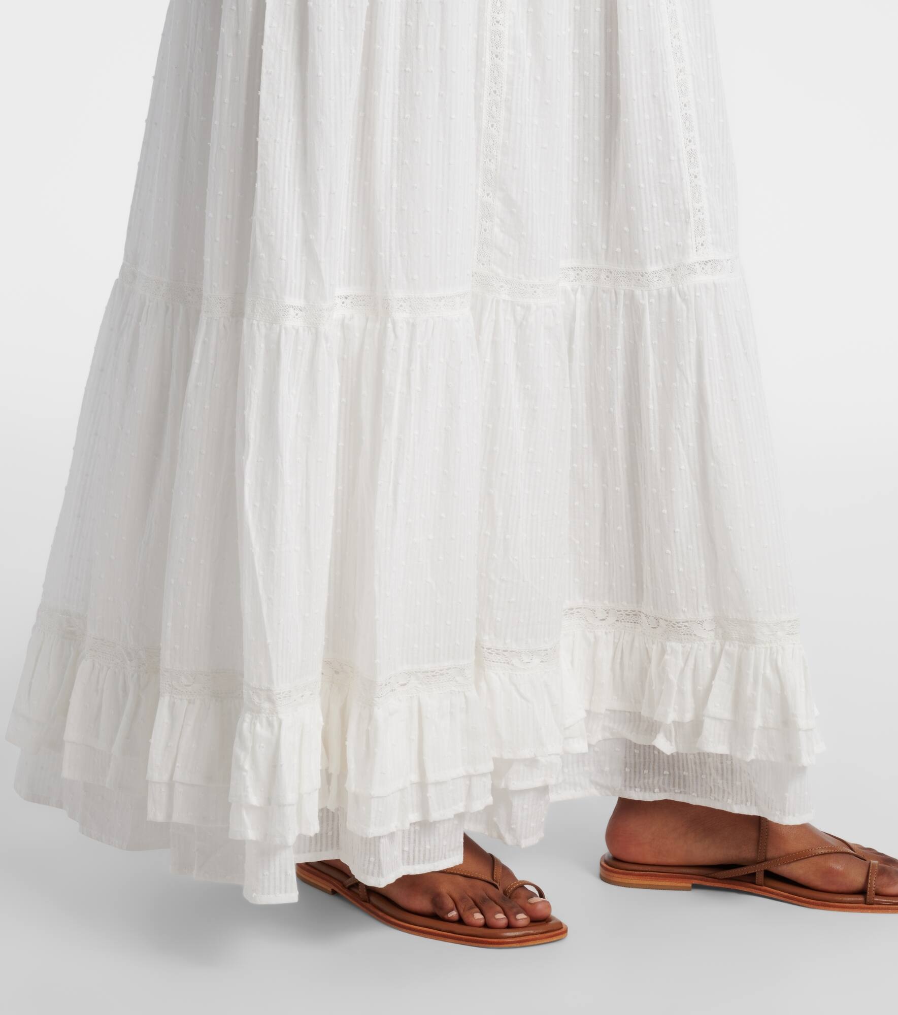 Clara cotton maxi skirt - 5