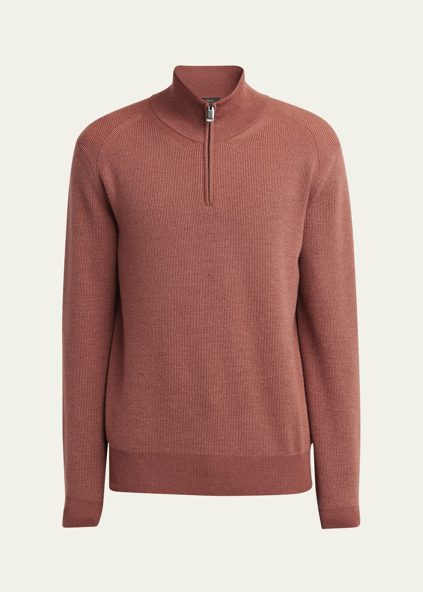 Men's Cashmere Quarter-Zip Sweater - 1