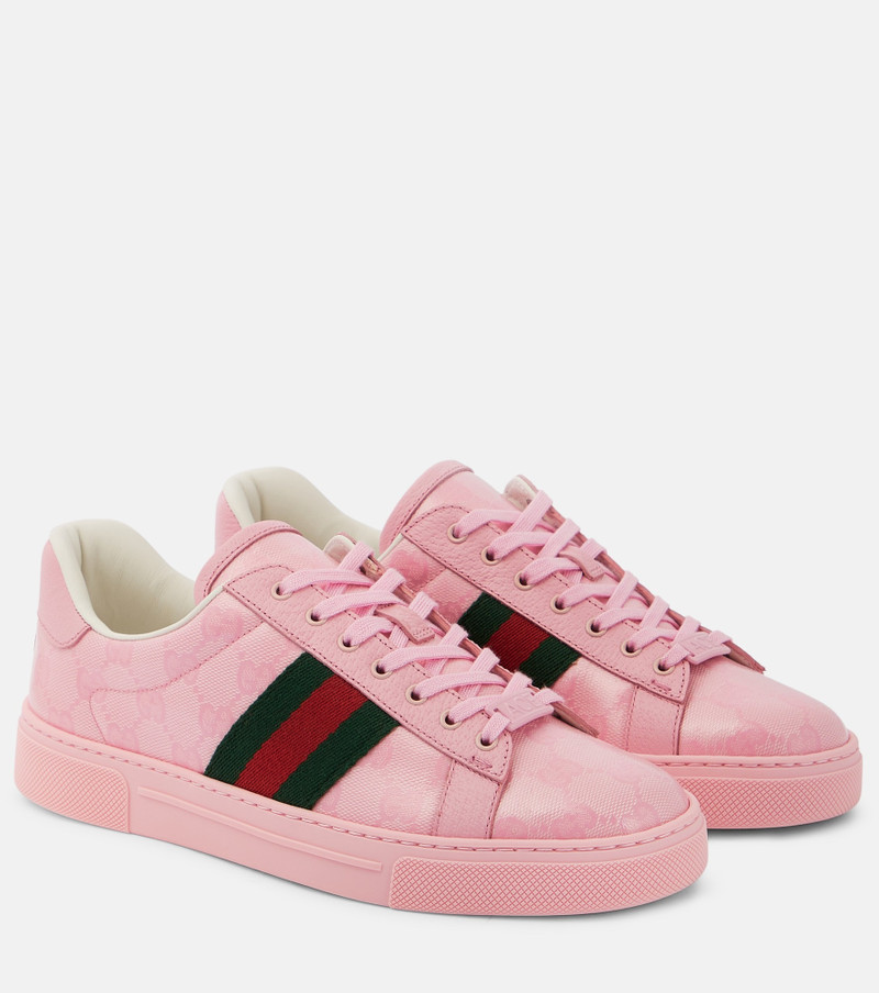 Ace GG Crystal canvas sneakers - 1