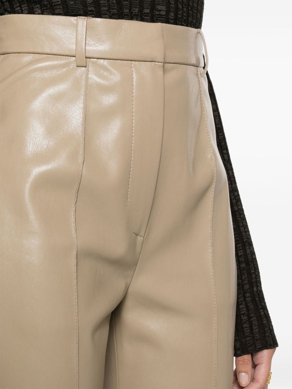 Leena high-waist straight-leg trousers - 5