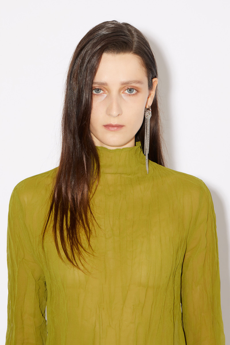 Acne Studios Multi chain earring - Silver/pink/pink outlook