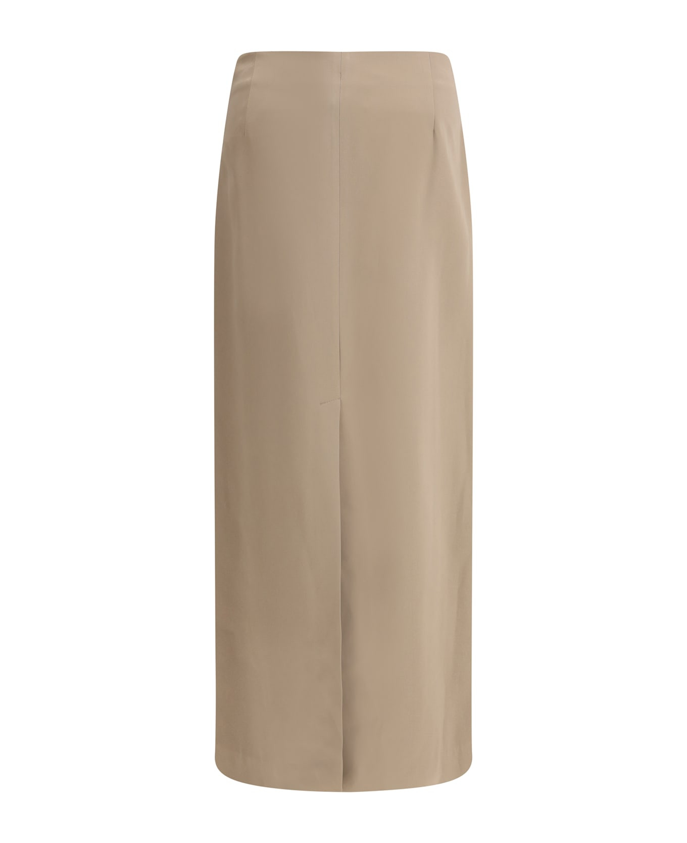 Satin Midi Skirt - 2