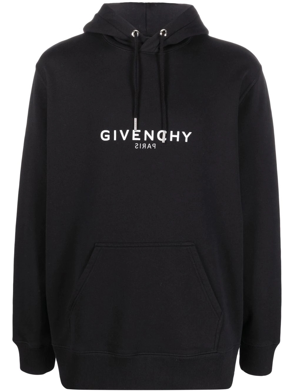 logo-print hoodie - 1