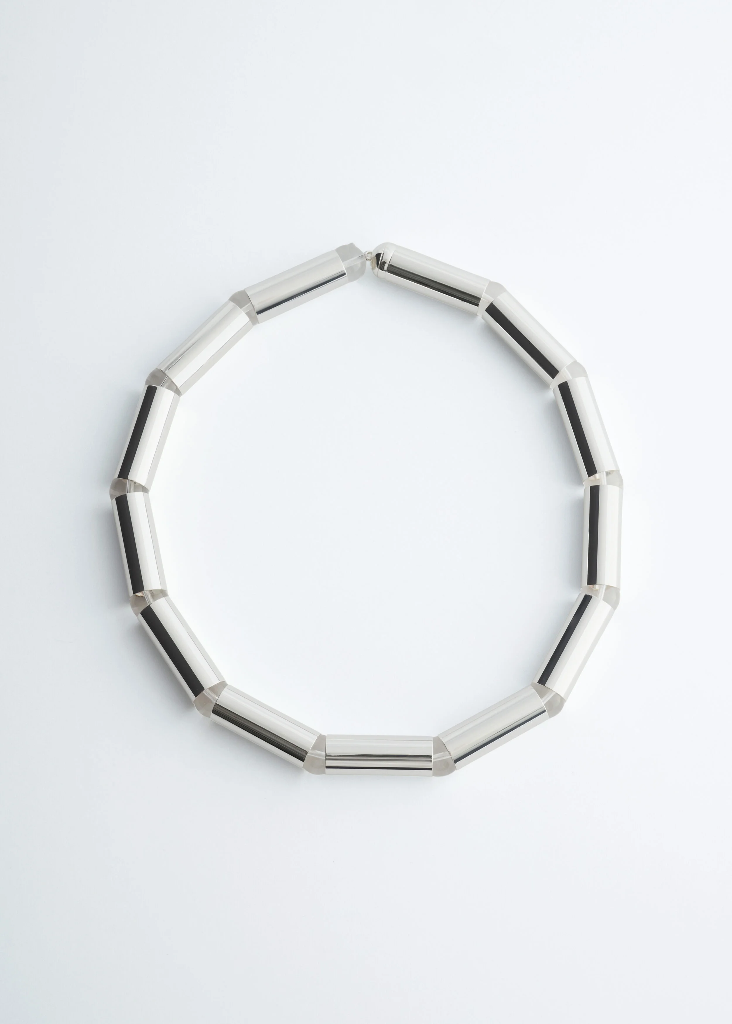 Polished Brass Necklace - 1