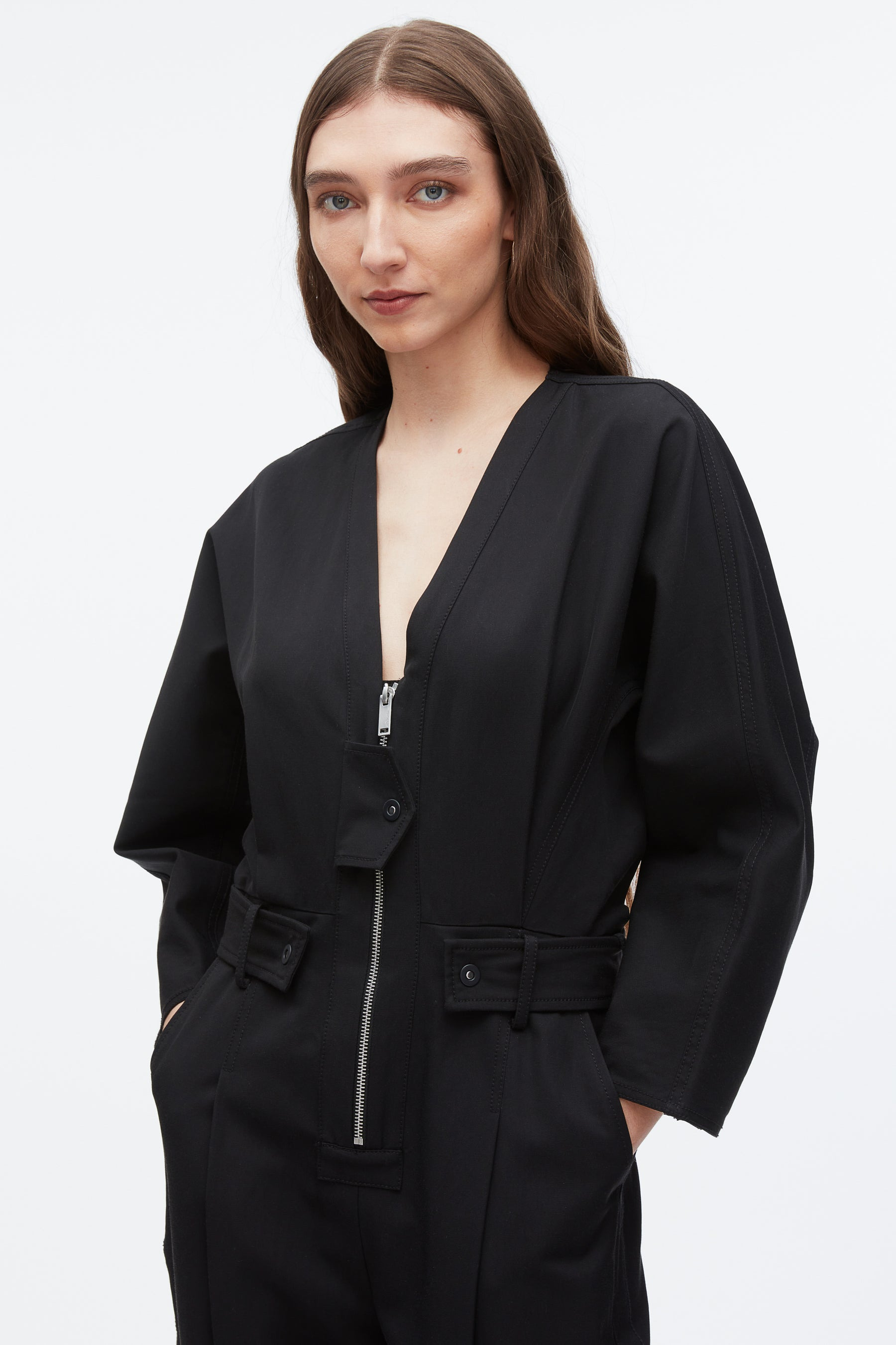 Belted Utility Jumpsuit - 6