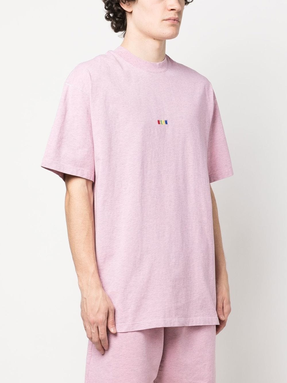 embroidered-logo cotton T-shirt - 3