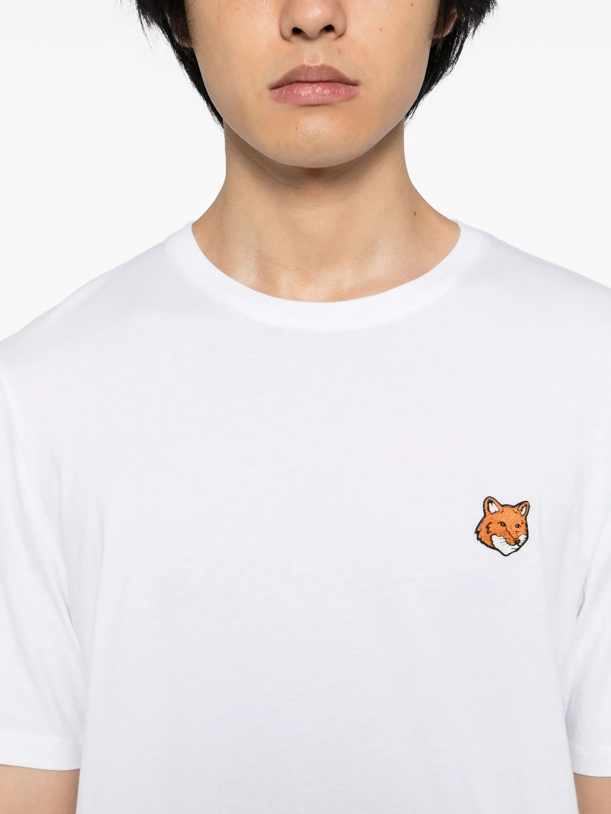 Maison Kitsuné Fox-head Patch T-shirt - 2