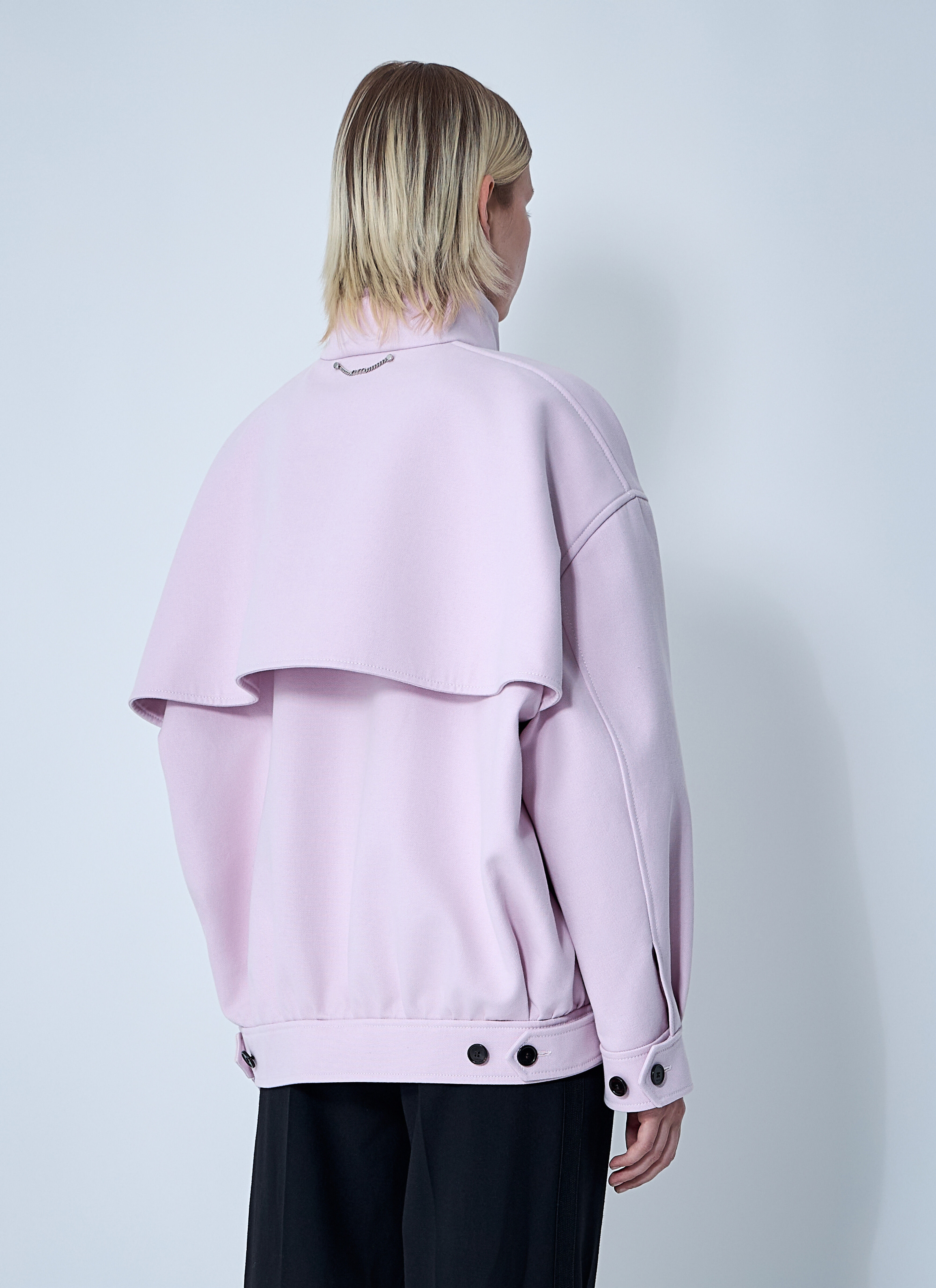 Cotton Canvas Delavé Bomber Jacket - 4
