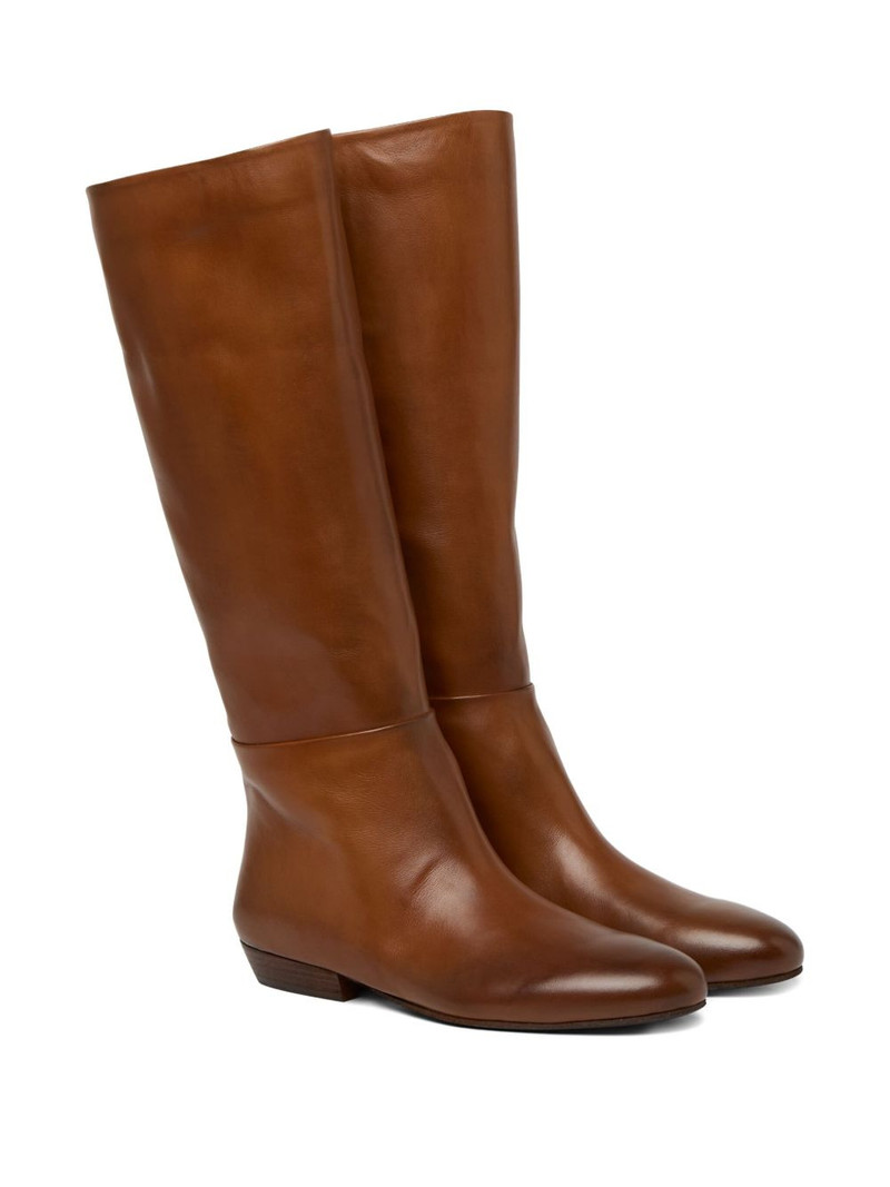 Marsèll leather knee-high boots outlook