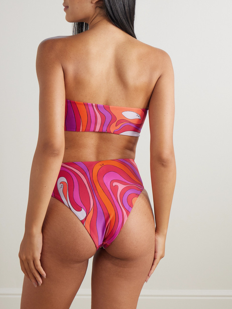 PUCCI Printed Bandeau Bikini Top outlook