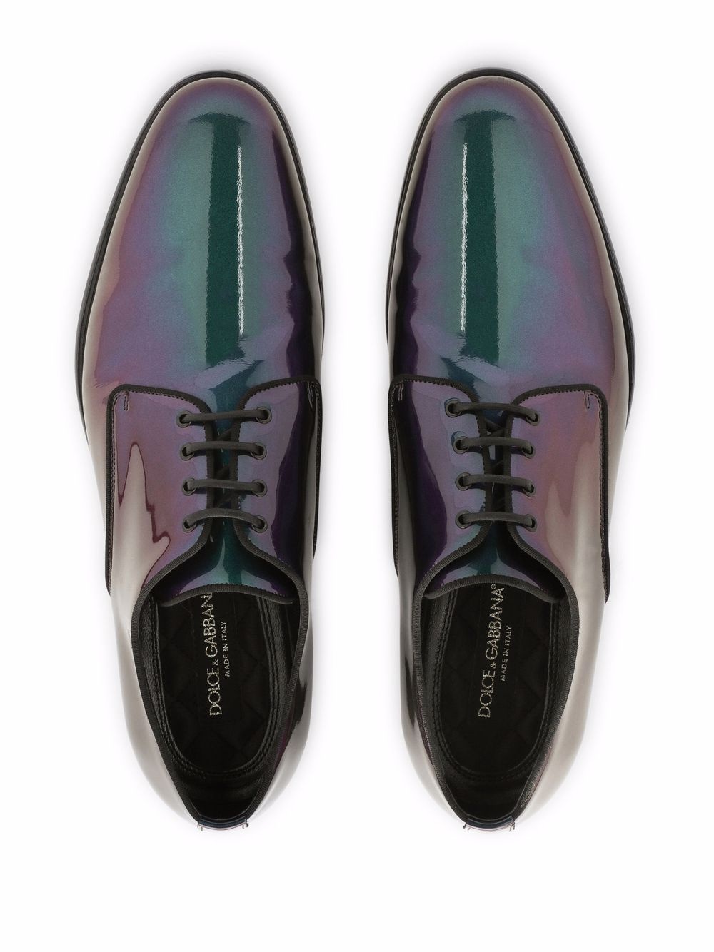 Raffaello iridescent Derby shoes - 4