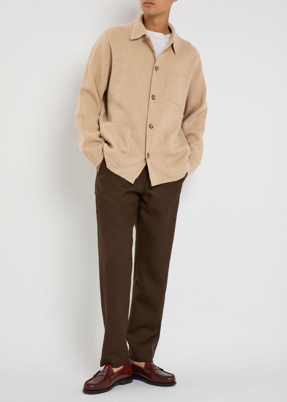 Lardini Melange Wool Overshirt - 4