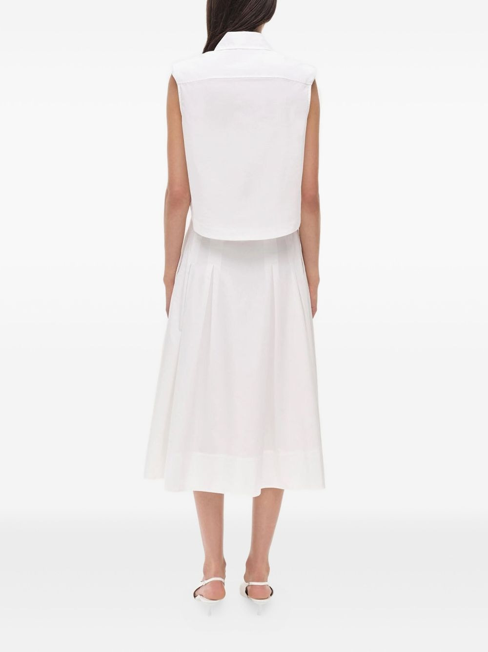 Samantha pleated midi skirt - 4