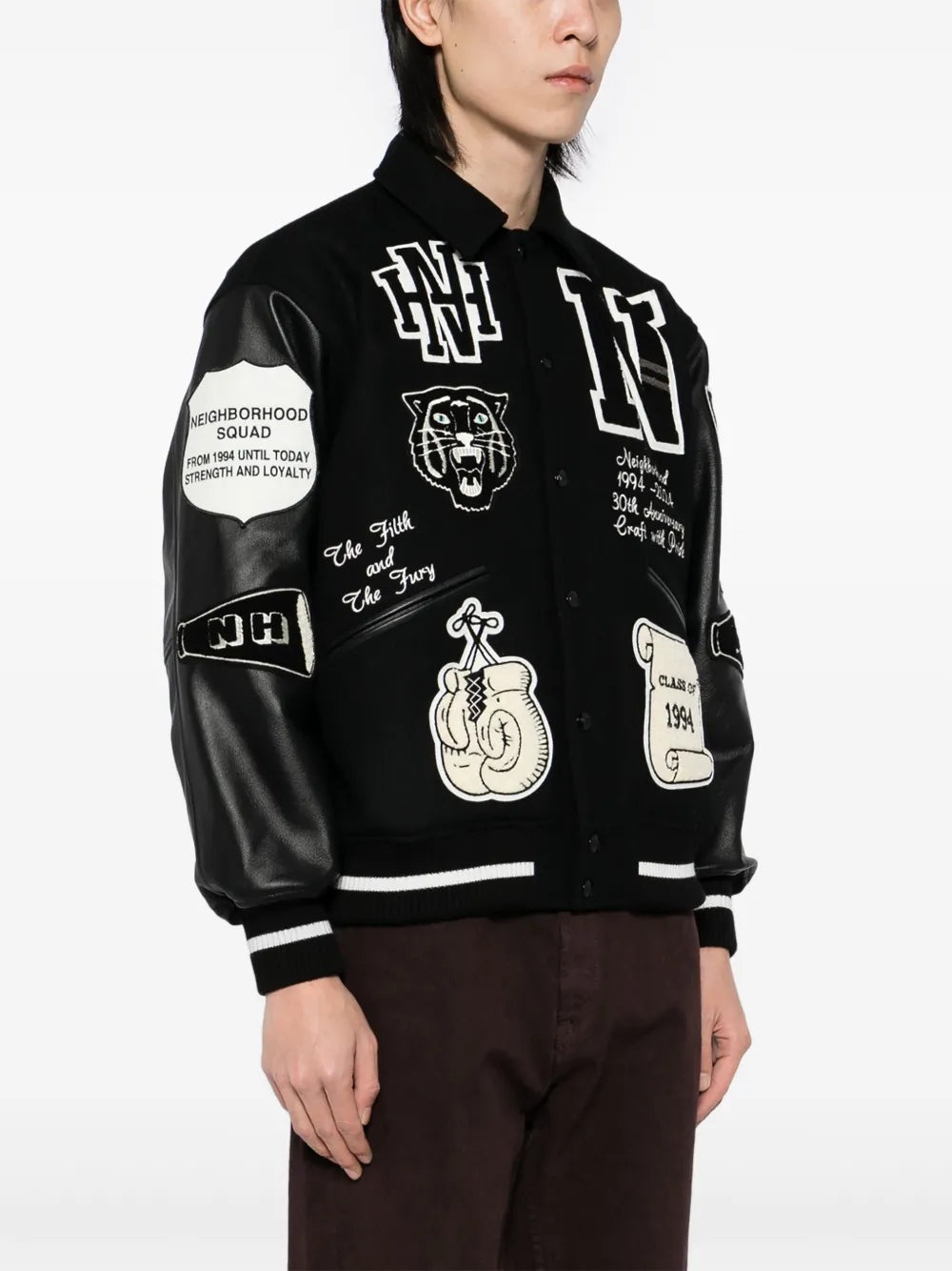 BADGE BOMBER JACKET - 3