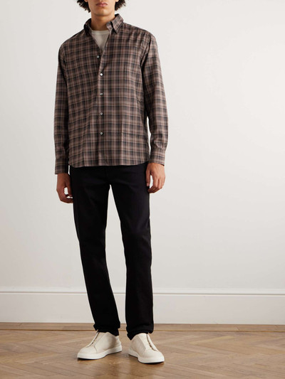 Brioni Checked Wool Shirt outlook