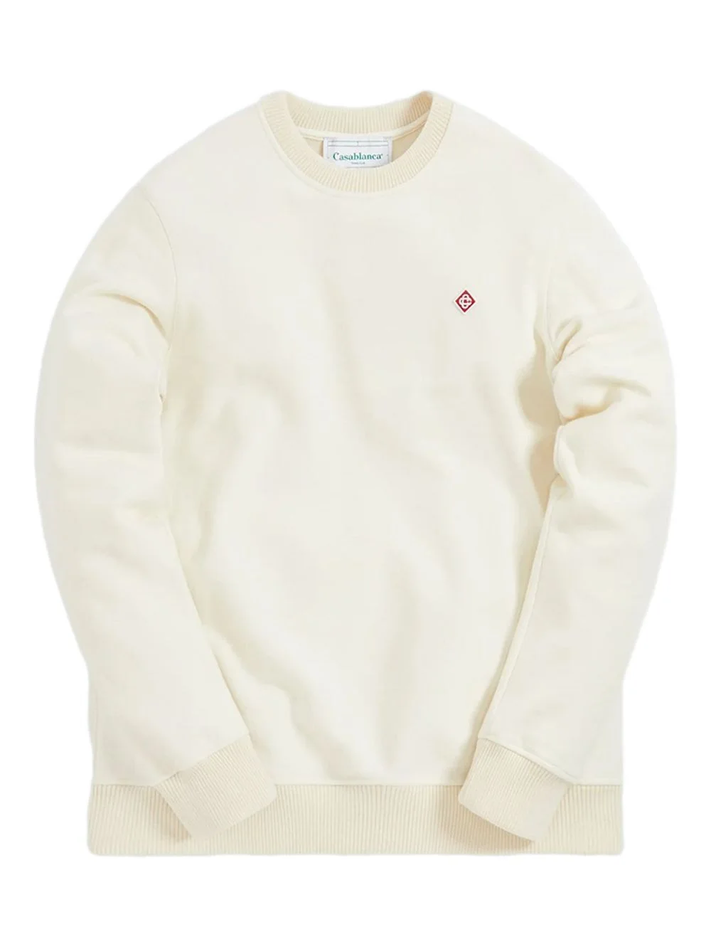 logo-embroidered crew-neck sweatshirt - 1