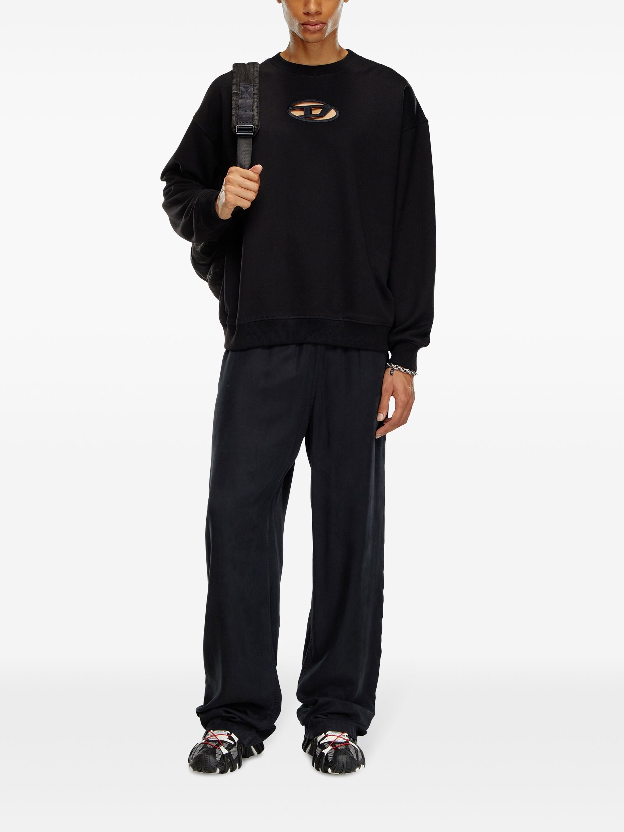 LOGO CUT-OUT SWEATSHIRT - 2
