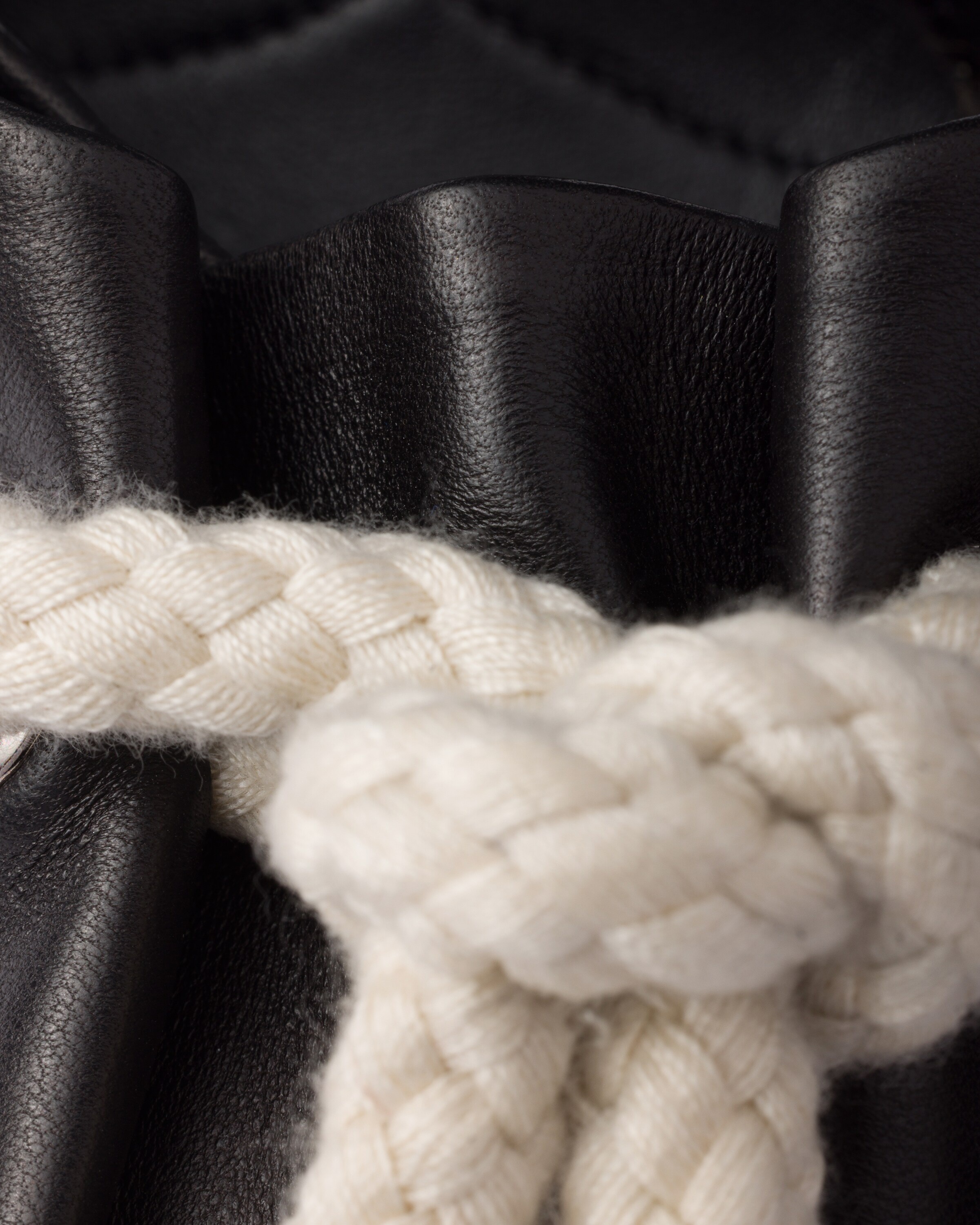Nappa leather mules with cord detail - 6