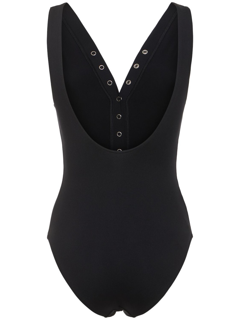 Icone one piece V-neck swimsuit - 5