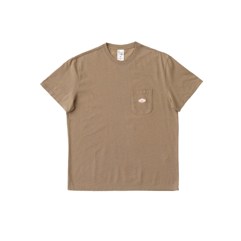 Leffe Pocket Tee Melange Brown - 7