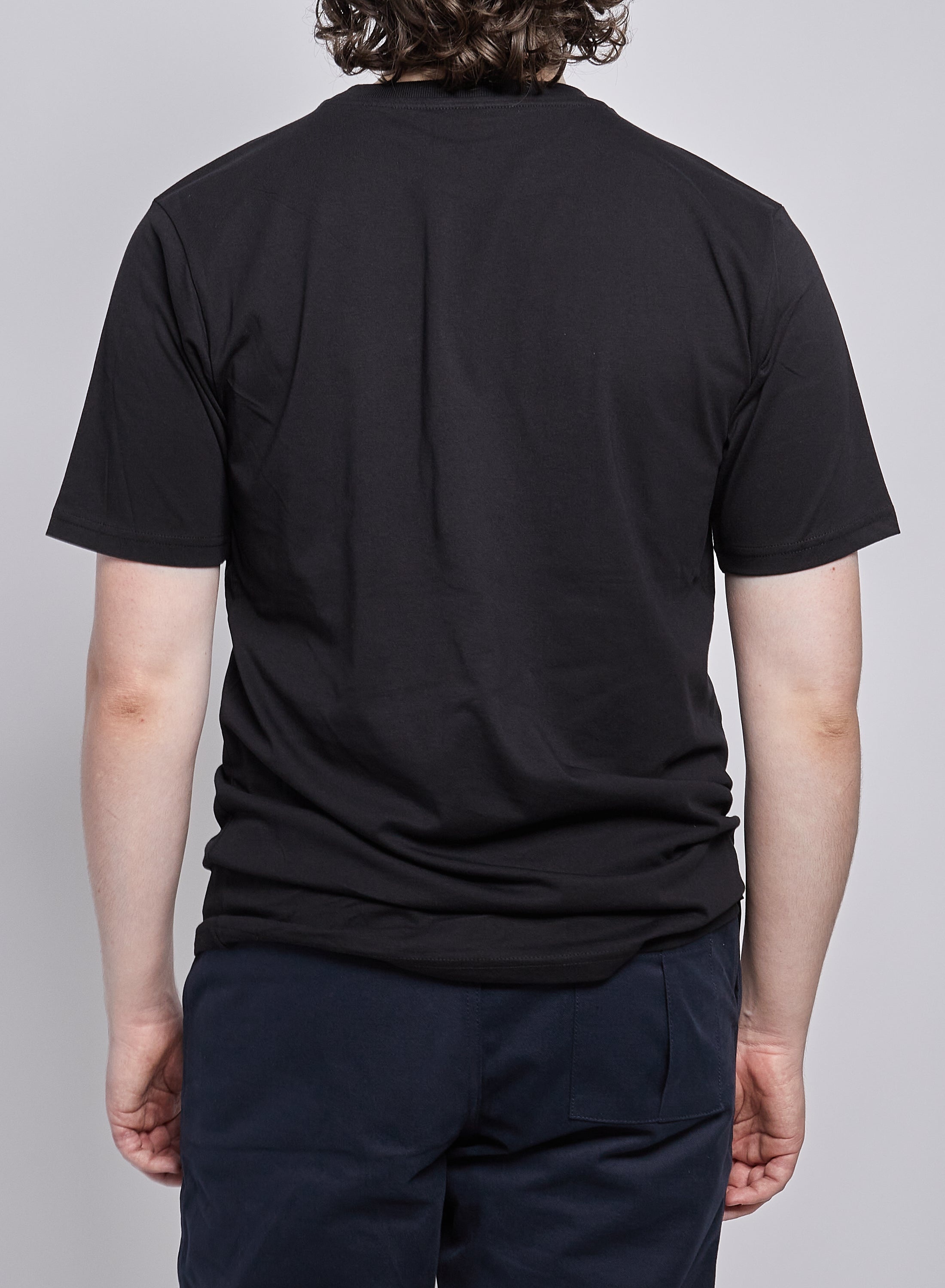 Classic Relaxed Fit Tee in Black - 4