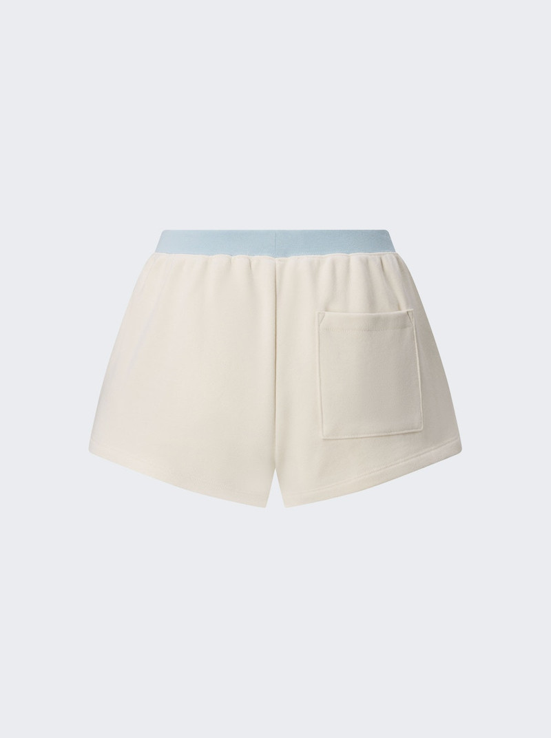 FRAME X Alexandra Leclerc The Monte Carlo Sweatshort Cream outlook