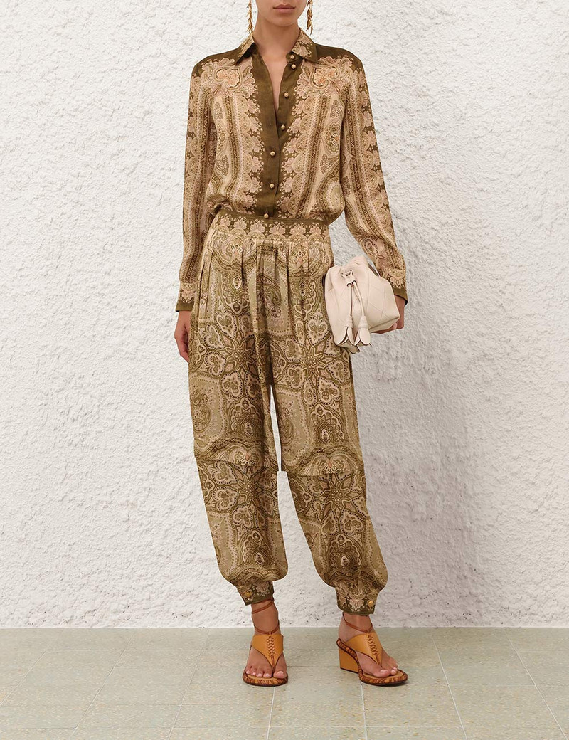 Zimmermann LUNA SATIN HAREM PANT outlook