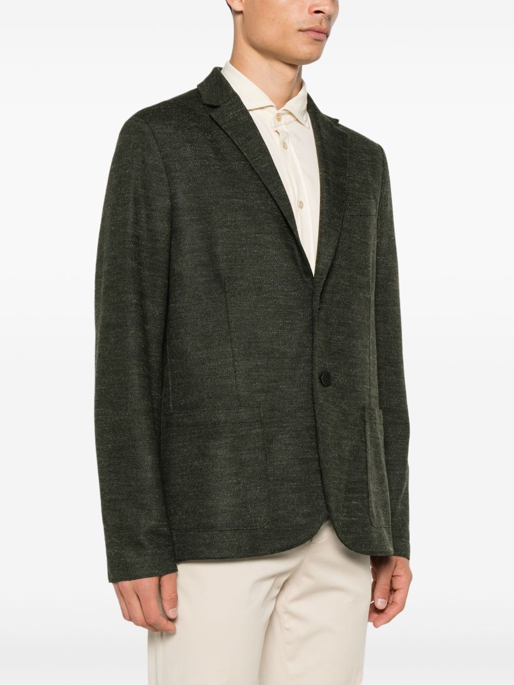 mélange-effect blazer - 3