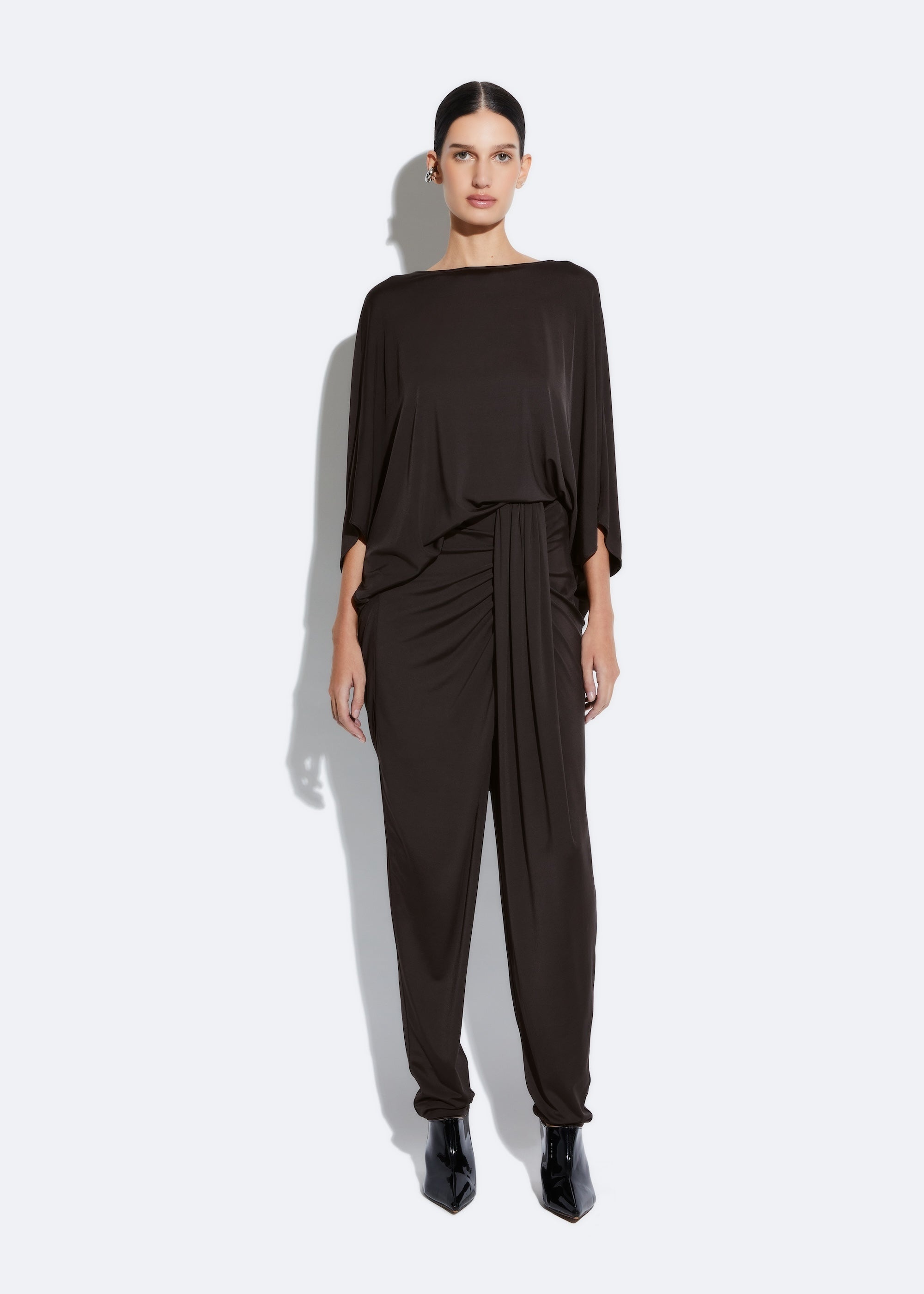 Jersey Draped Pant - 2