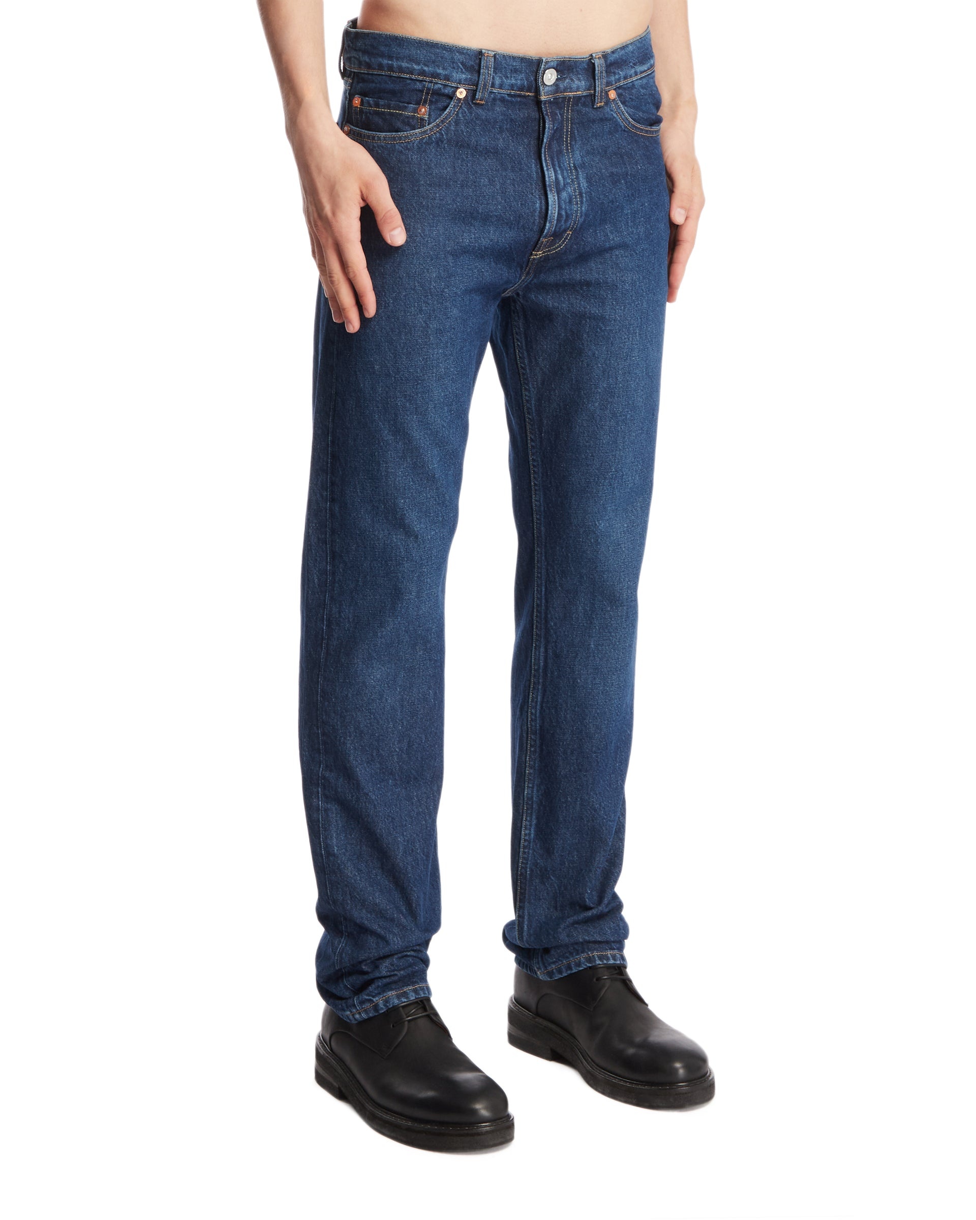 Blue First Cut Jeans - 4
