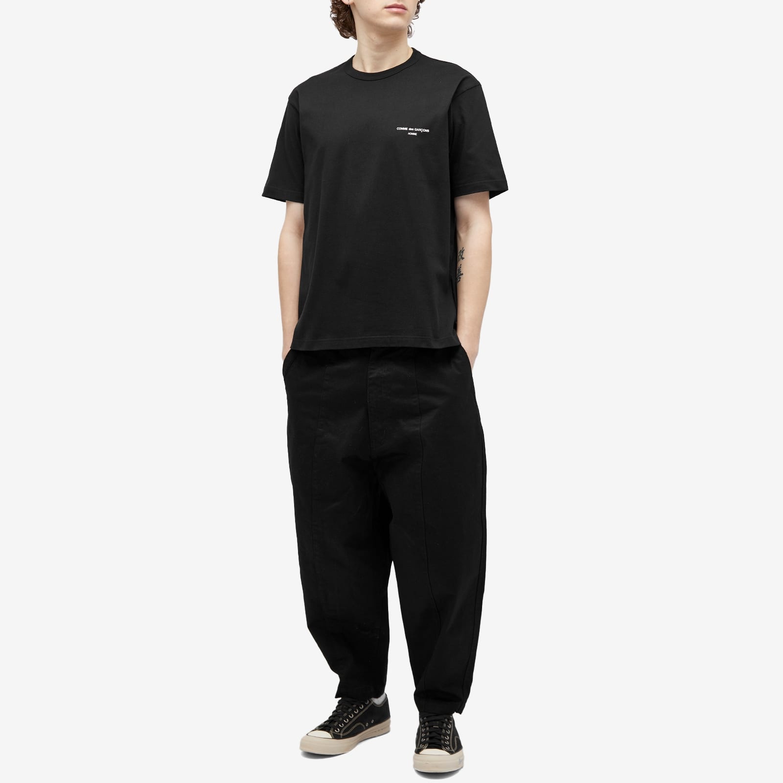 Comme des Garçons Homme Logo Tee - 4