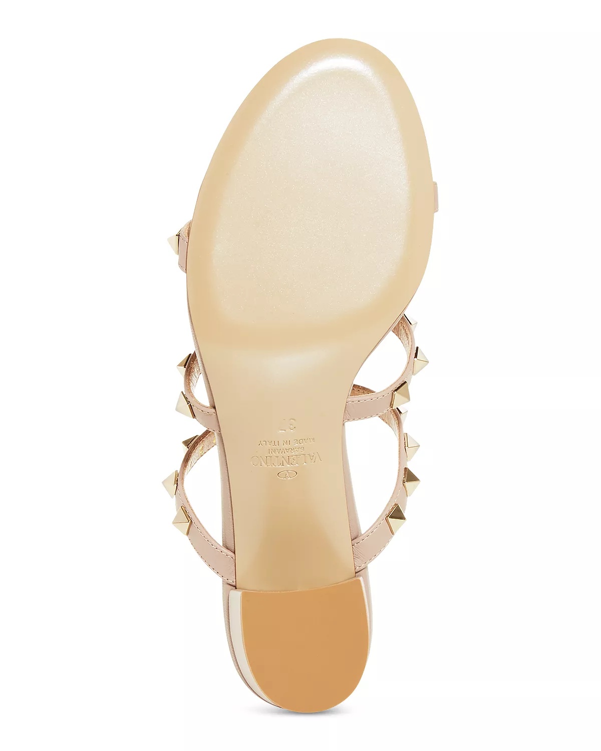 Women's Rockstud Block Heel Slide Sandals - 6