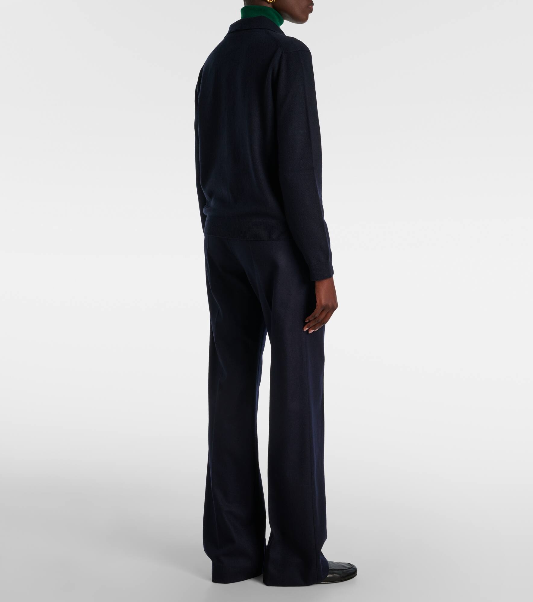 Classic cashmere polo sweater - 3