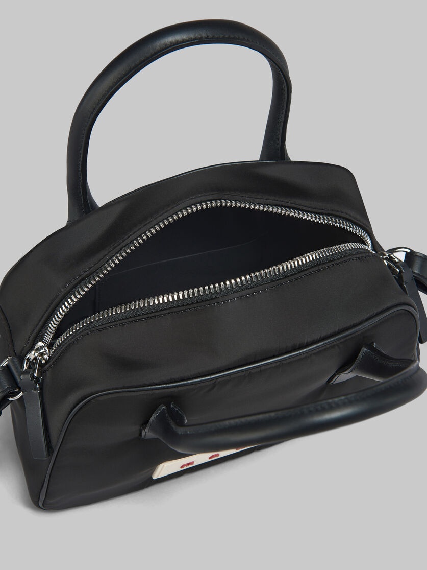 BLACK PUFF SMALL BOWLING BAG - 4
