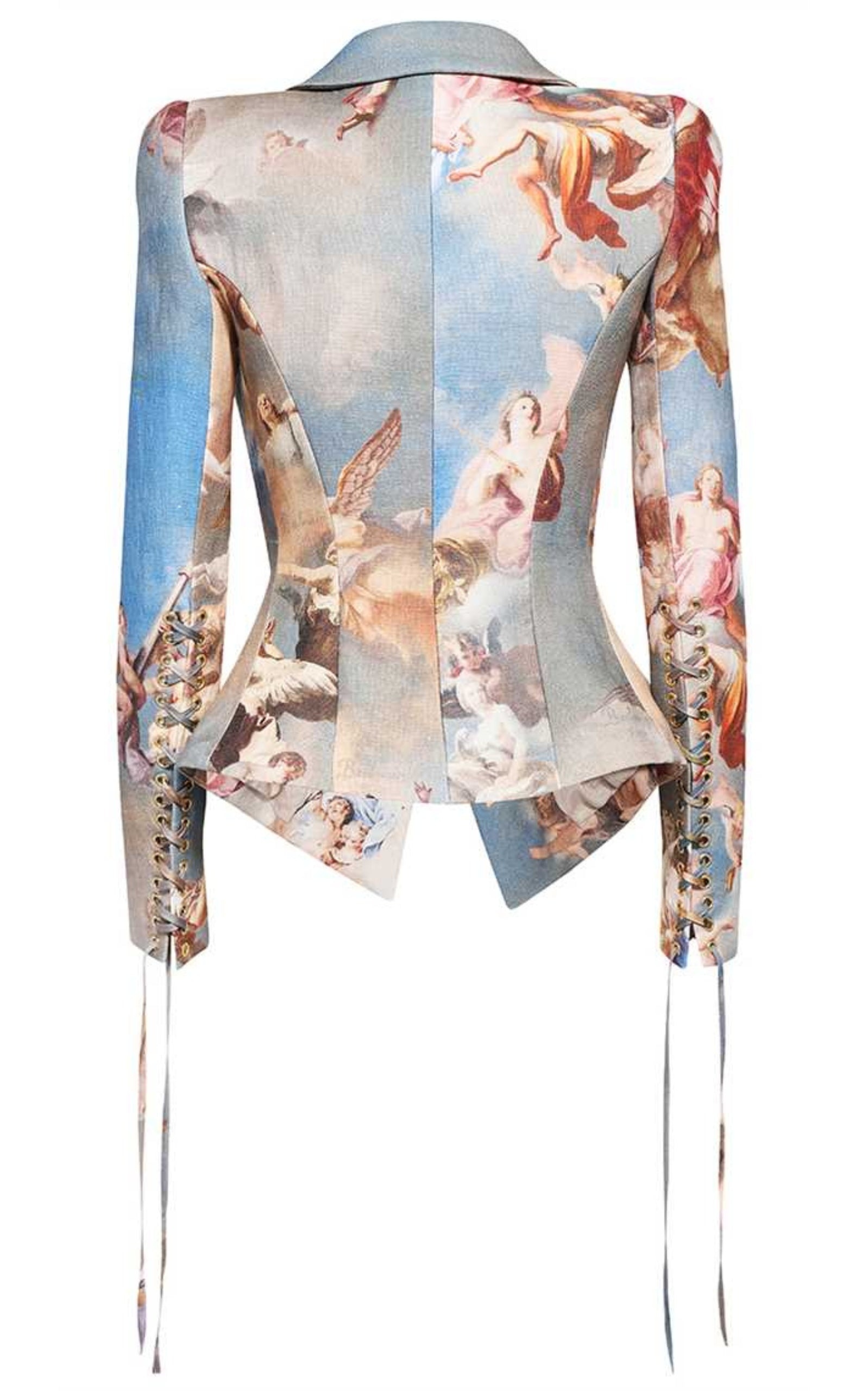 Sky Printed Canvas Jacket - 2