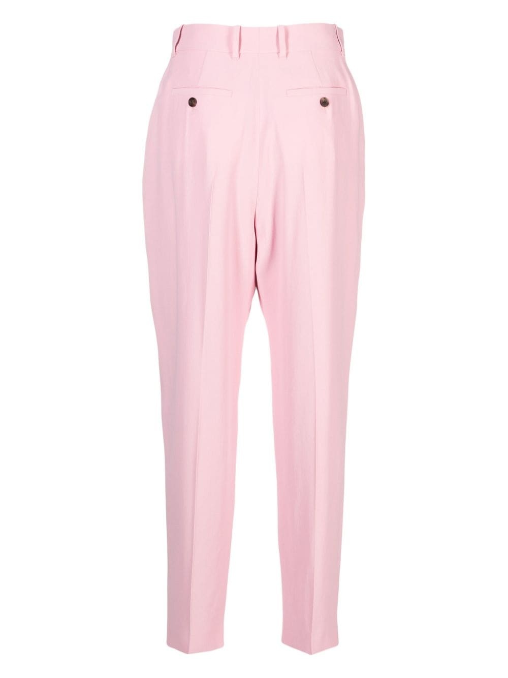 pleated high-rise tailored trousers - 2