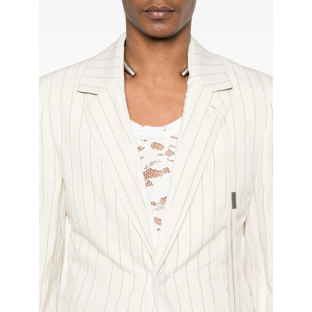 Ann Demeulemeester White Jackets - Blazers Men - 2