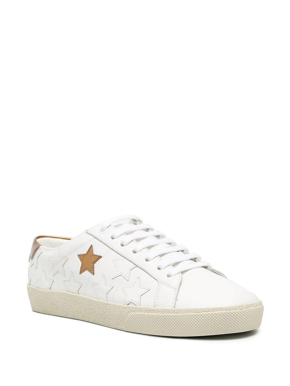 star patch sneakers - 2