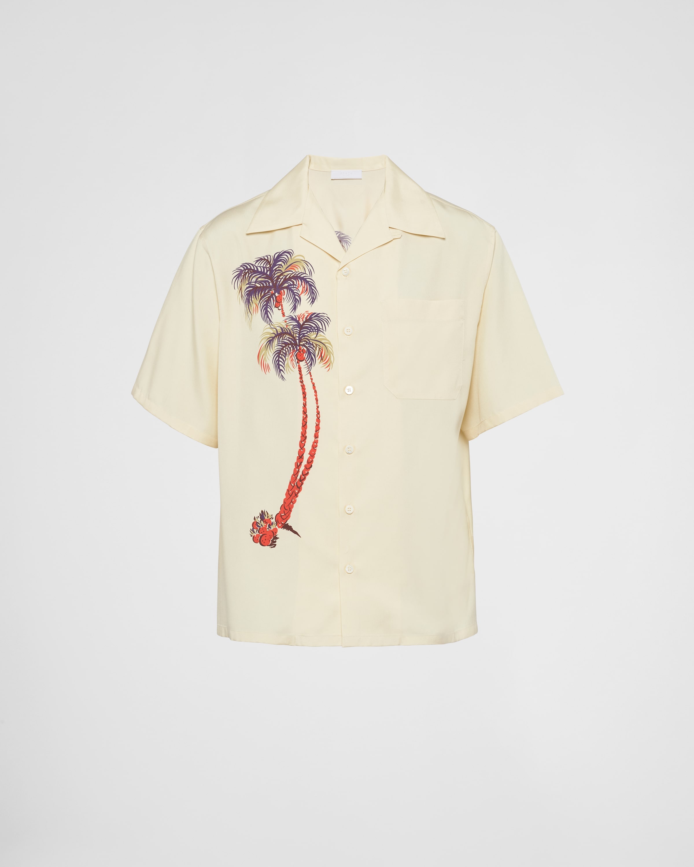 Short-sleeved silk shirt - 1