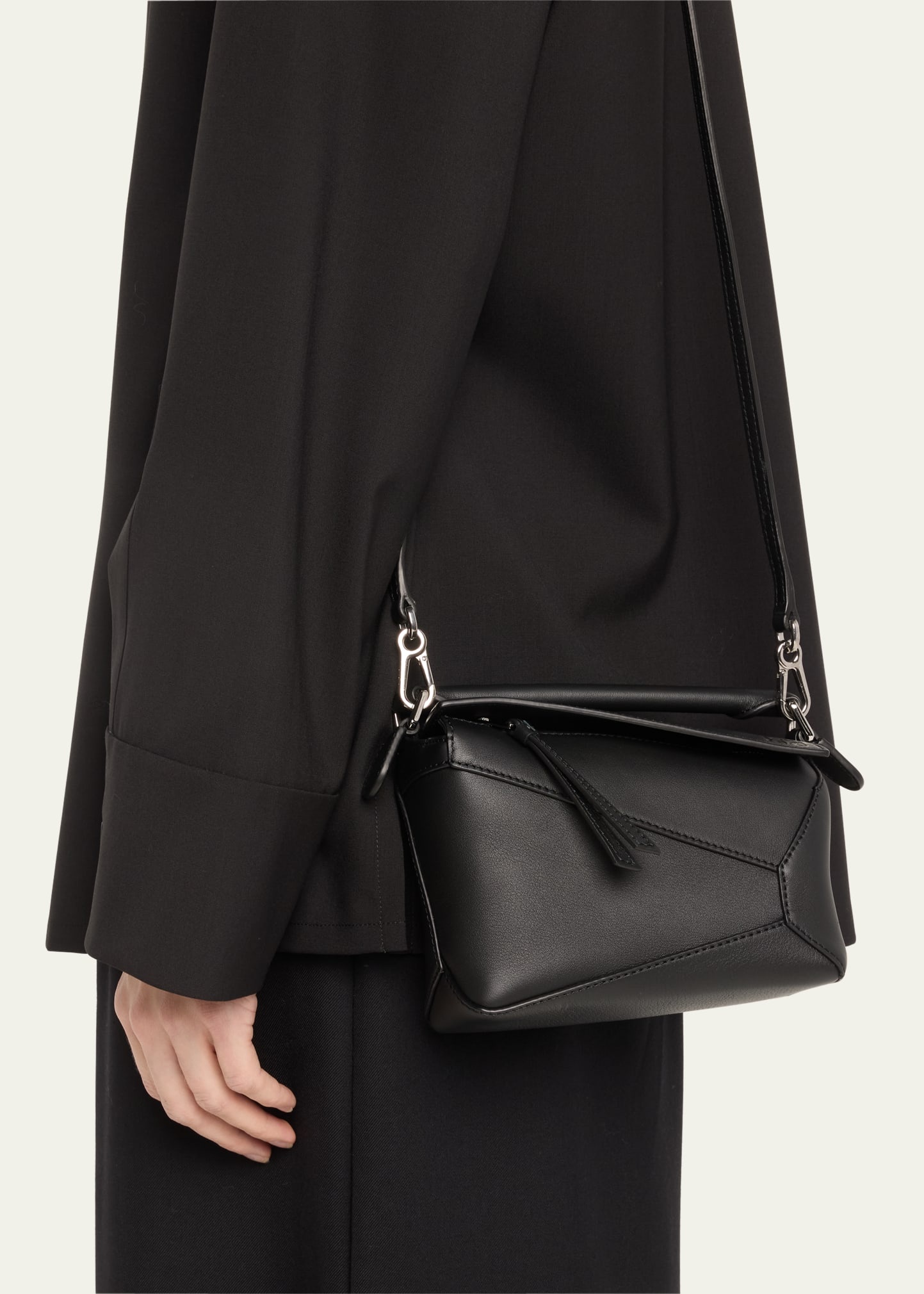 Puzzle Edge Mini Leather Shoulder Bag - 2