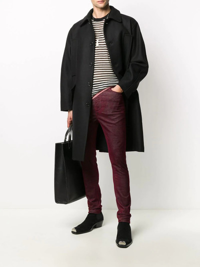 Ann Demeulemeester skinny fit trousers outlook