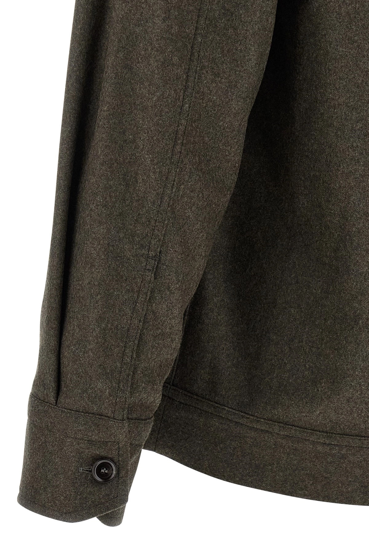 Wool cloth overshirt - 4