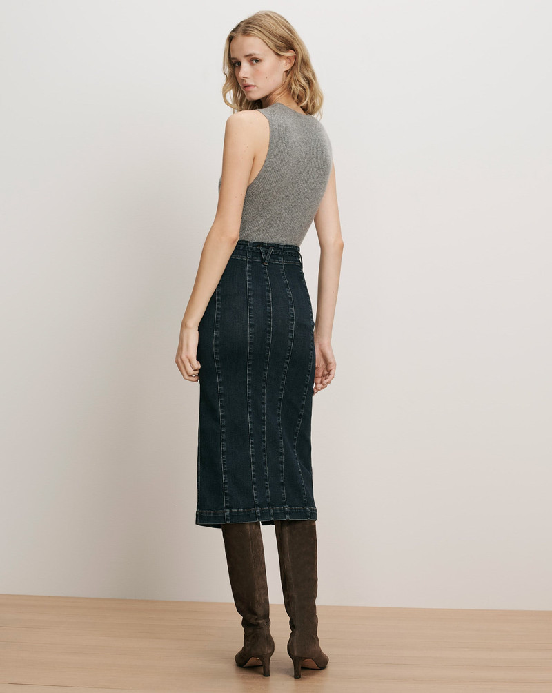 HATHAWAY DENIM MAXI SKIRT 4