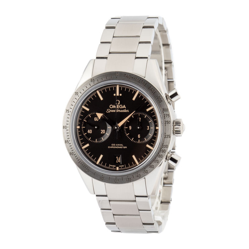 Omega Speedmaster Broad Arrow '57 Black Dial - 2