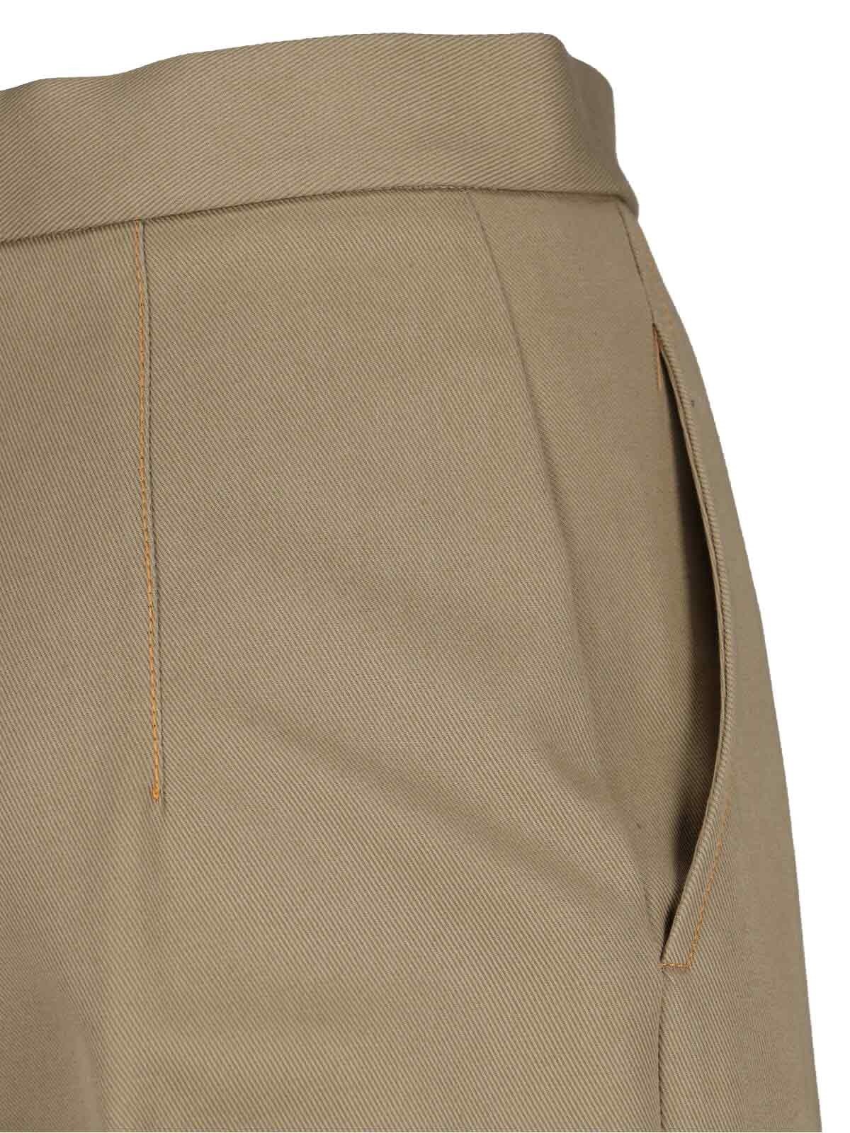 PALAZZO PANTS WITH PLEATS - 4