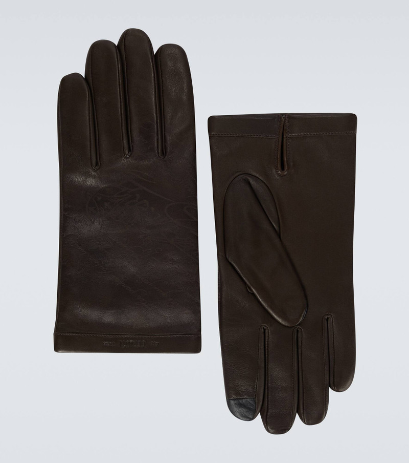 Scritto leather gloves 1