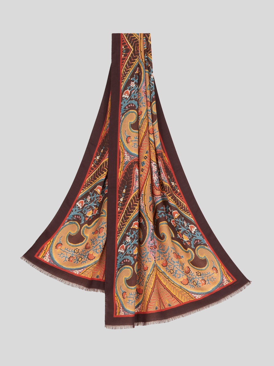 【送料&関税込】Etro Printed Silk Scarf Etro Printed silk scarf Etro